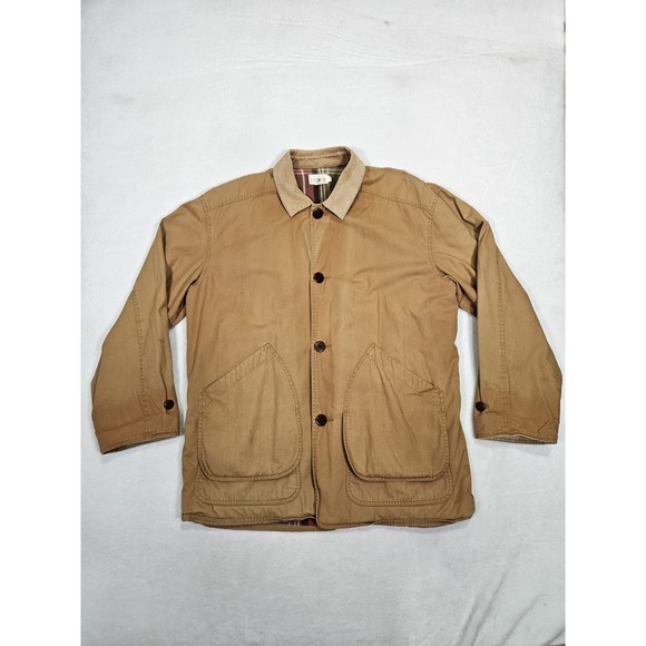 J.CREW Other - J. Crew Oarsman Corduroy Collar Barn Chore‎ Coat Men's Large Vintage Oversize